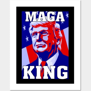 Anti Joe Biden Ultra Maga The Return Of The Great Maga King Posters and Art